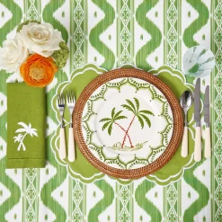 Jardin de Palmier Dinner & Starter Plates (Set of 8)