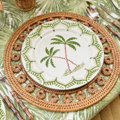 Jardin de Palmier Dinner & Starter Plates (Set of 8)
