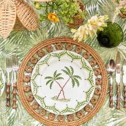 Jardin de Palmier Dinner & Starter Plates (Set of 8)