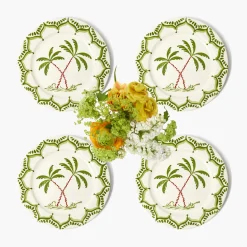 Jardin de Palmier Starter Plates (Set of 4)