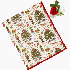 Jolly Nutcracker Tablecloth