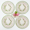 Josephine Garland Dinner Plates (Set of 4)