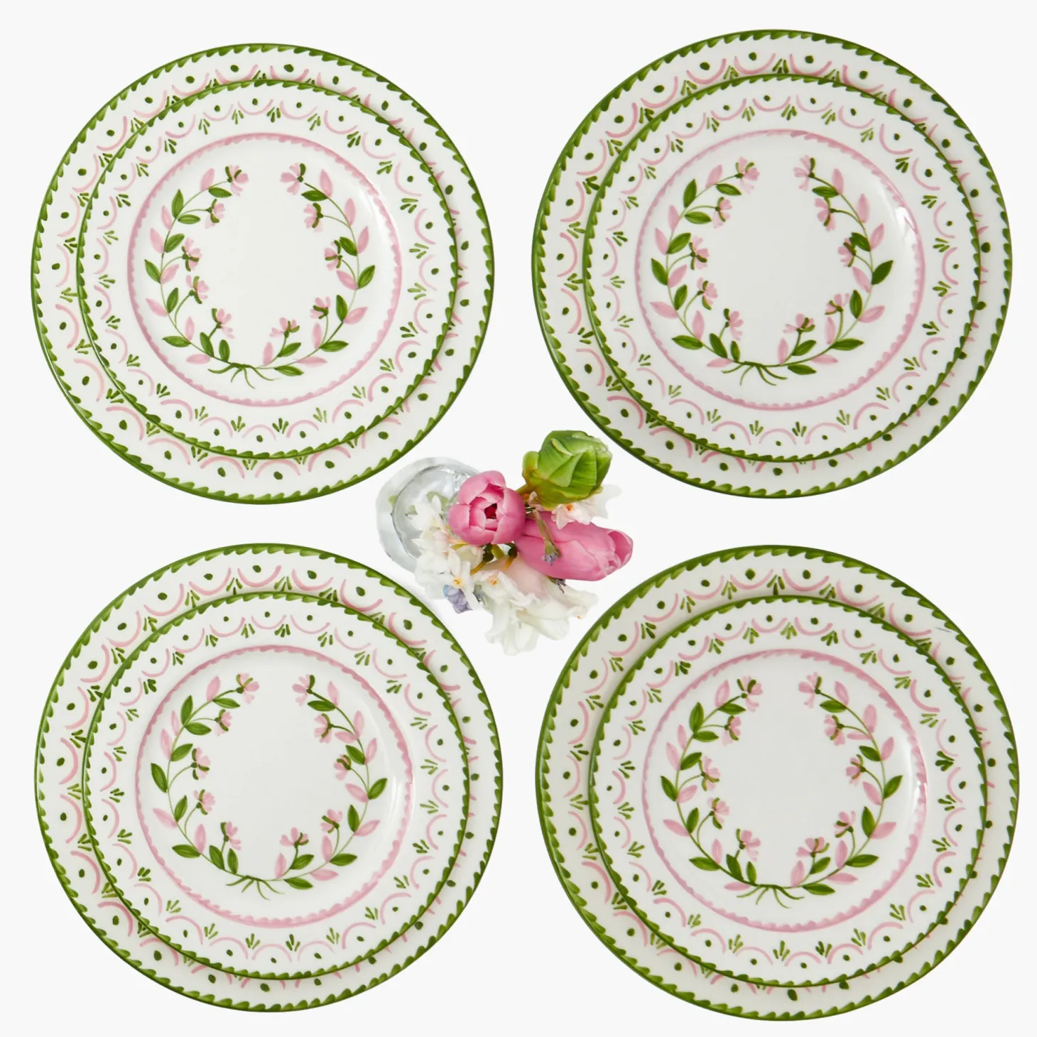 Josephine Garland Dinner & Starter Plates (Set of 8)