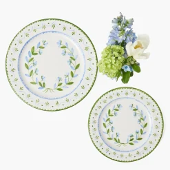 Josephine Green & Blue Starter Plate