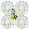 Josephine Green & Blue Dinner Plates (Set of 4)