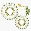 Josephine Olive & Gold Garland Starter Plate
