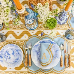Julia Blue Marbled Starter Plate (Set of 4)