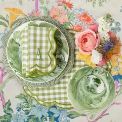 Julia Green Marbled Starter Plate