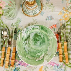 Julia Green Marbled Starter Plate