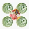 Julia Green Marbled Starter Plates (Set of 4)