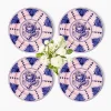 Kamari Pink & Blue Starter Plates (Set of 4)