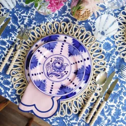 Kamari Pink & Blue Starter Plates (Set of 4)