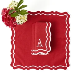 Katherine Berry Red Napkins (Set of 4)