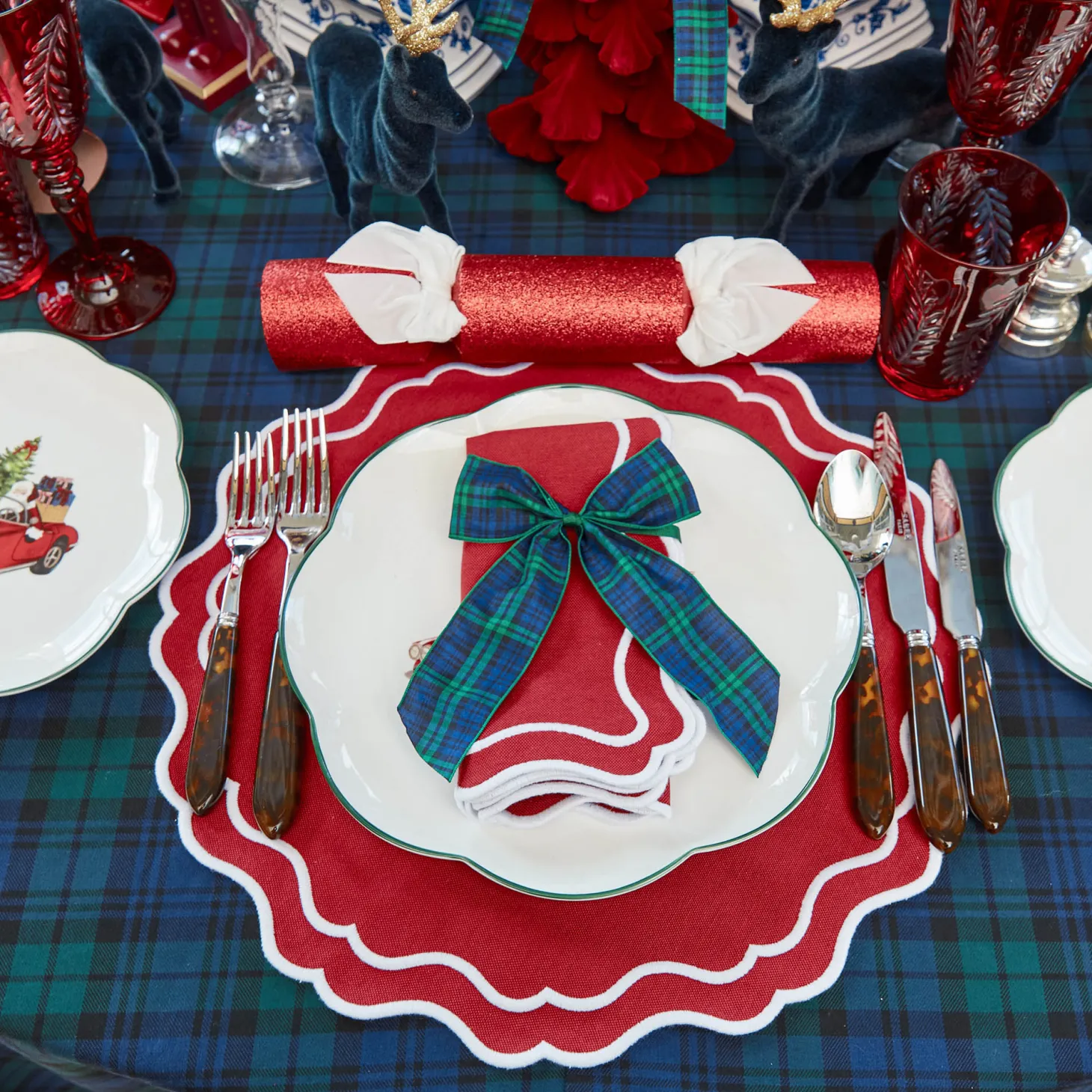 Katherine Berry Red Napkins (Set of 4)