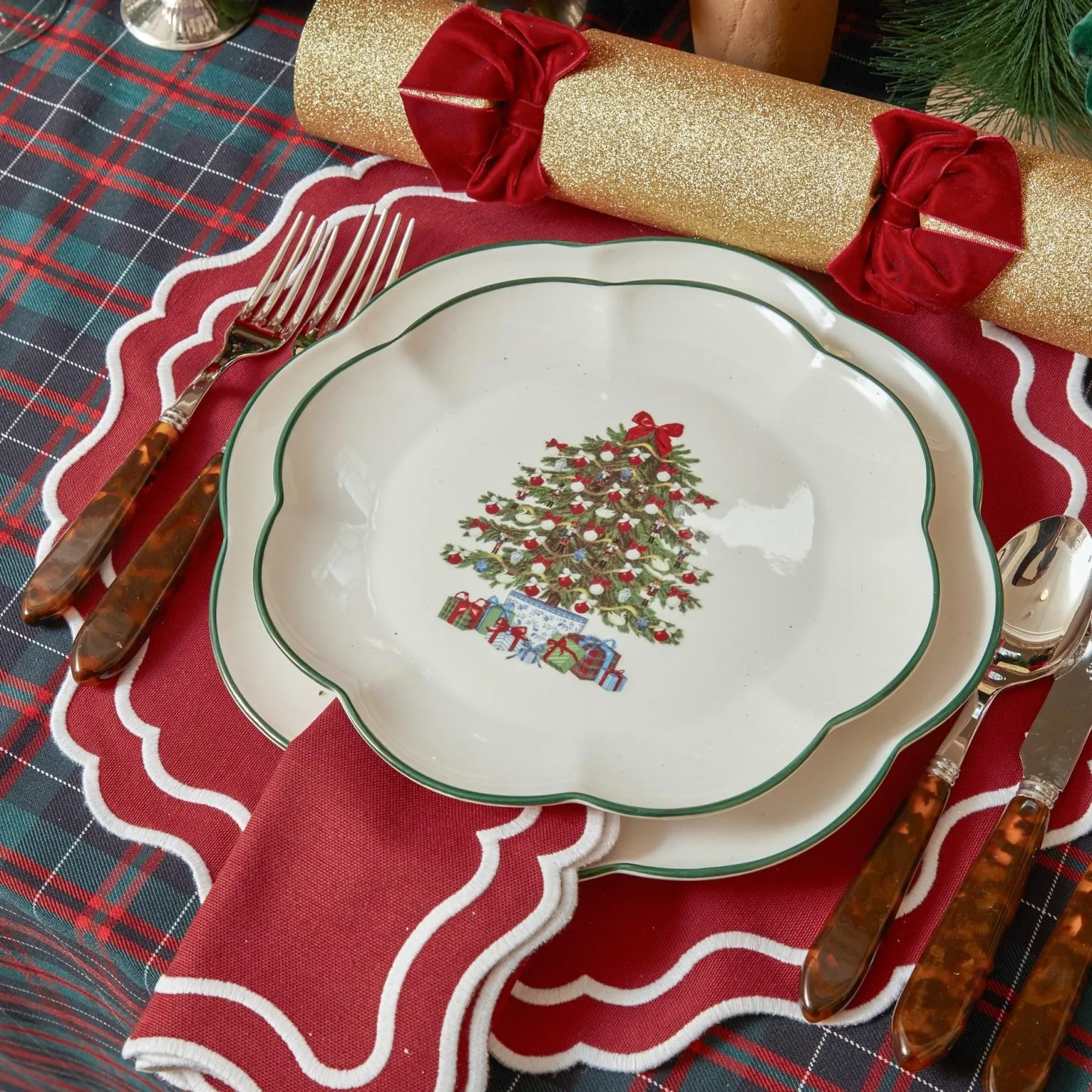 Katherine Berry Red Napkins (Set of 4)