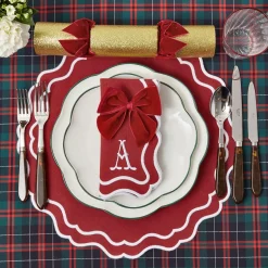 Katherine Berry Red Napkins (Set of 4)