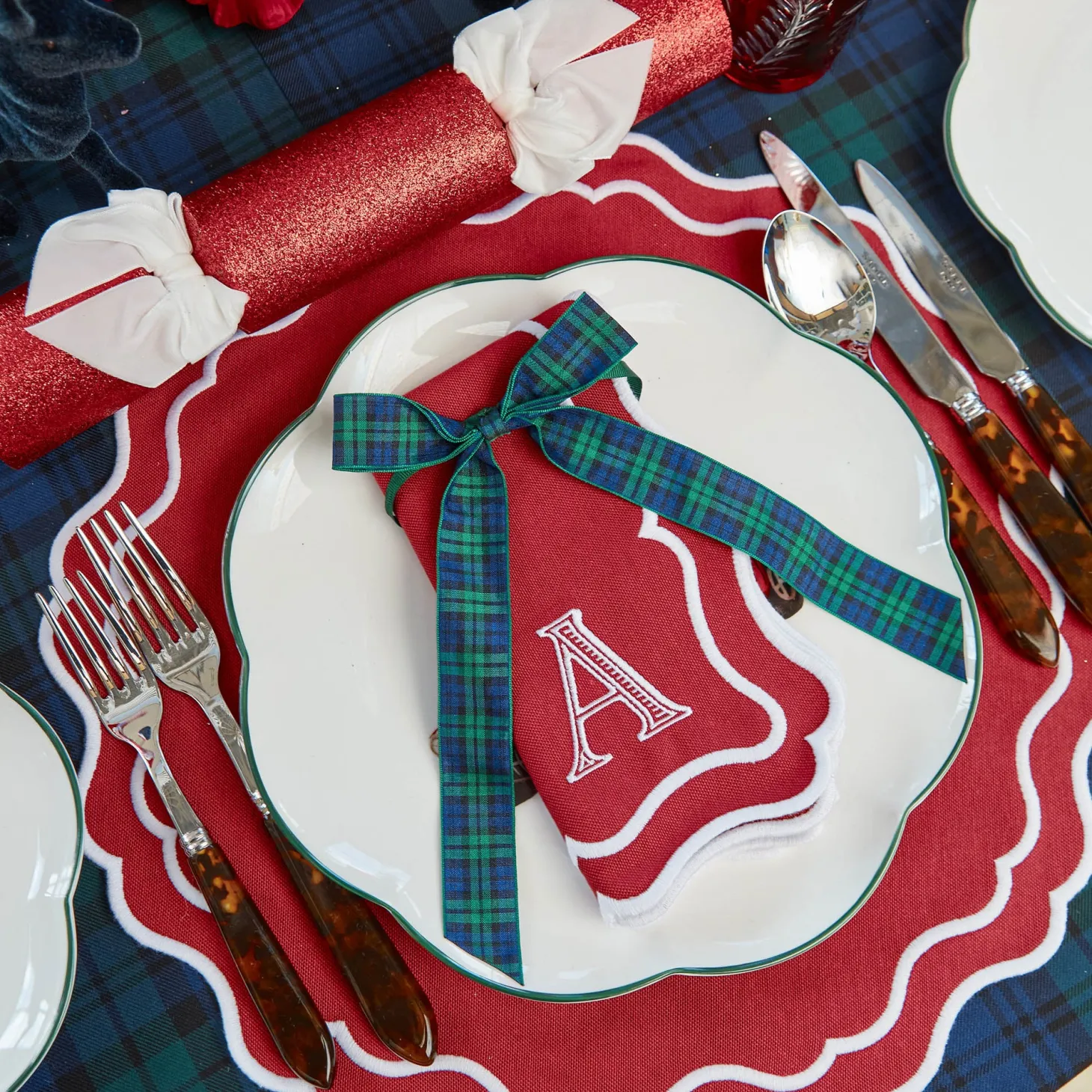 Katherine Berry Red Napkins (Set of 4)
