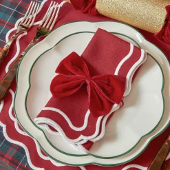 Katherine Berry Red Napkins (Set of 4)