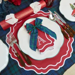 Katherine Berry Red Placemats & Napkins (Set of 4)