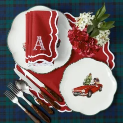 Katherine Berry Red Placemats & Napkins (Set of 4)