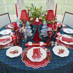 Katherine Berry Red Placemats & Napkins (Set of 4)