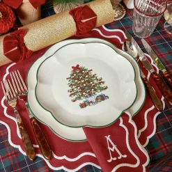 Katherine Berry Red Placemats & Napkins (Set of 4)