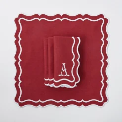 Katherine Berry Red Placemats & Napkins (Set of 4)