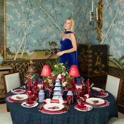 Katherine Berry Red Placemats & Napkins (Set of 4)