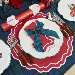 Katherine Berry Red Placemats & Napkins (Set of 4)