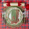 Katherine Green & Red Placemats & Napkins (Set of 4)