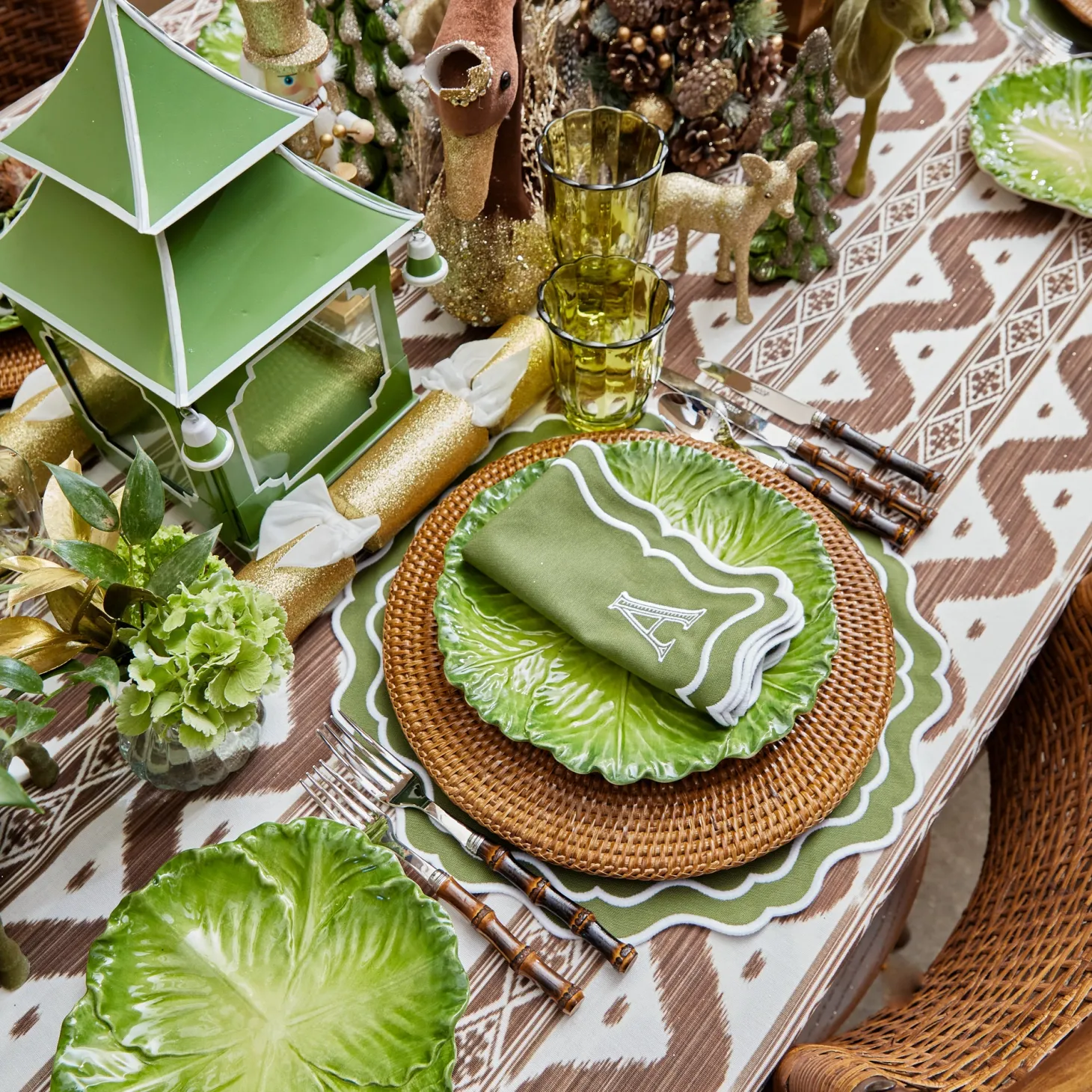 Katherine Green Napkins (Set of 4)
