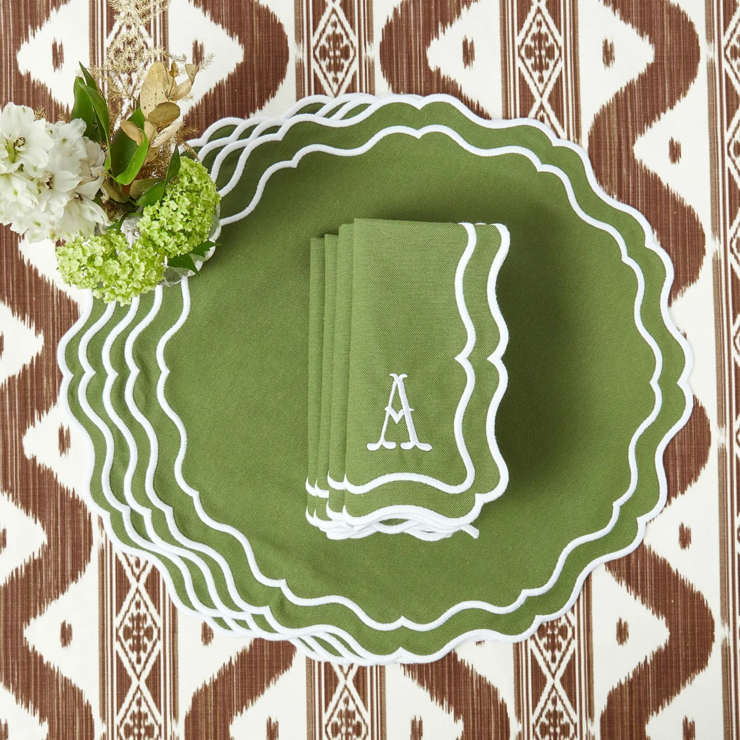 Katherine Green Napkins (Set of 4)