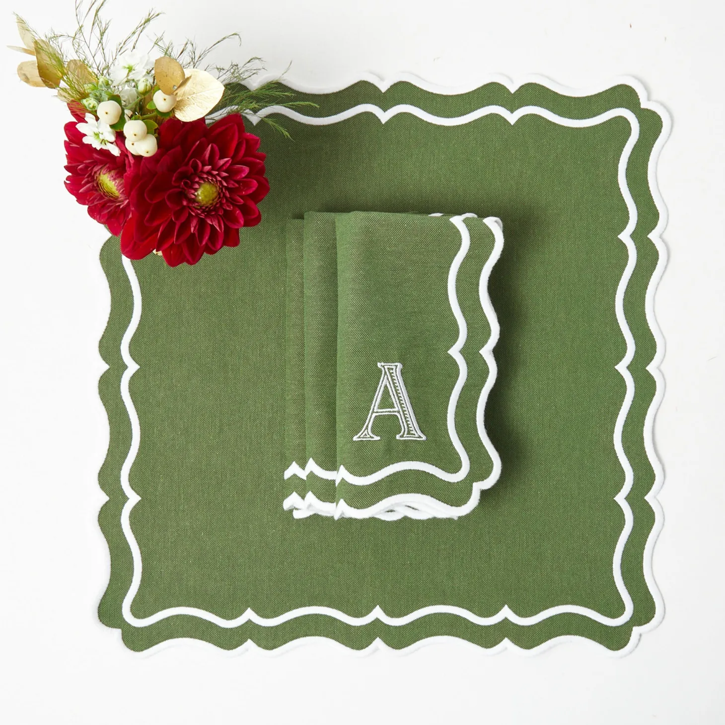 Katherine Green Napkins (Set of 4)