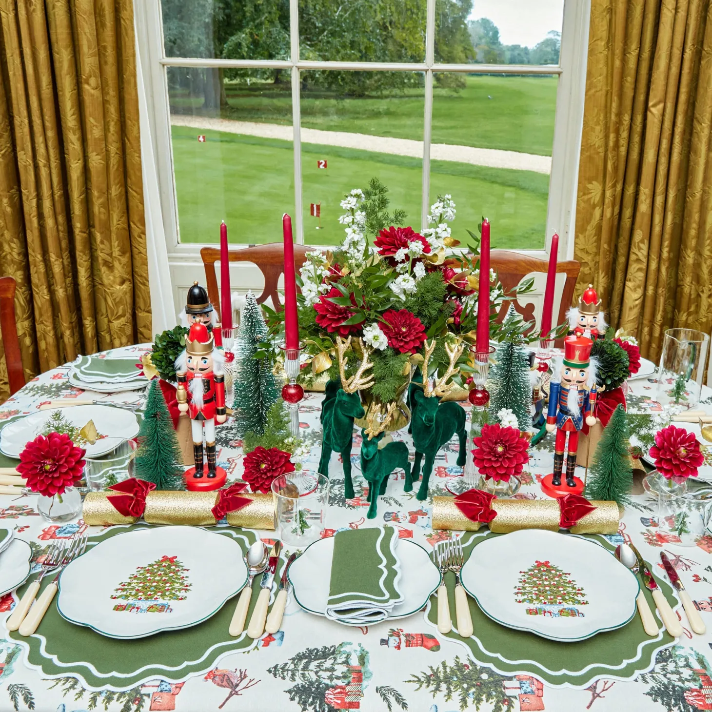 Katherine Green Napkins (Set of 4)