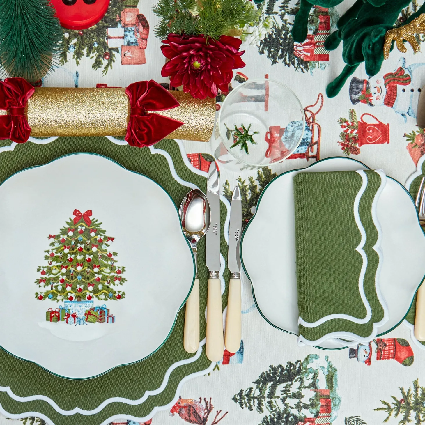 Katherine Green Napkins (Set of 4)