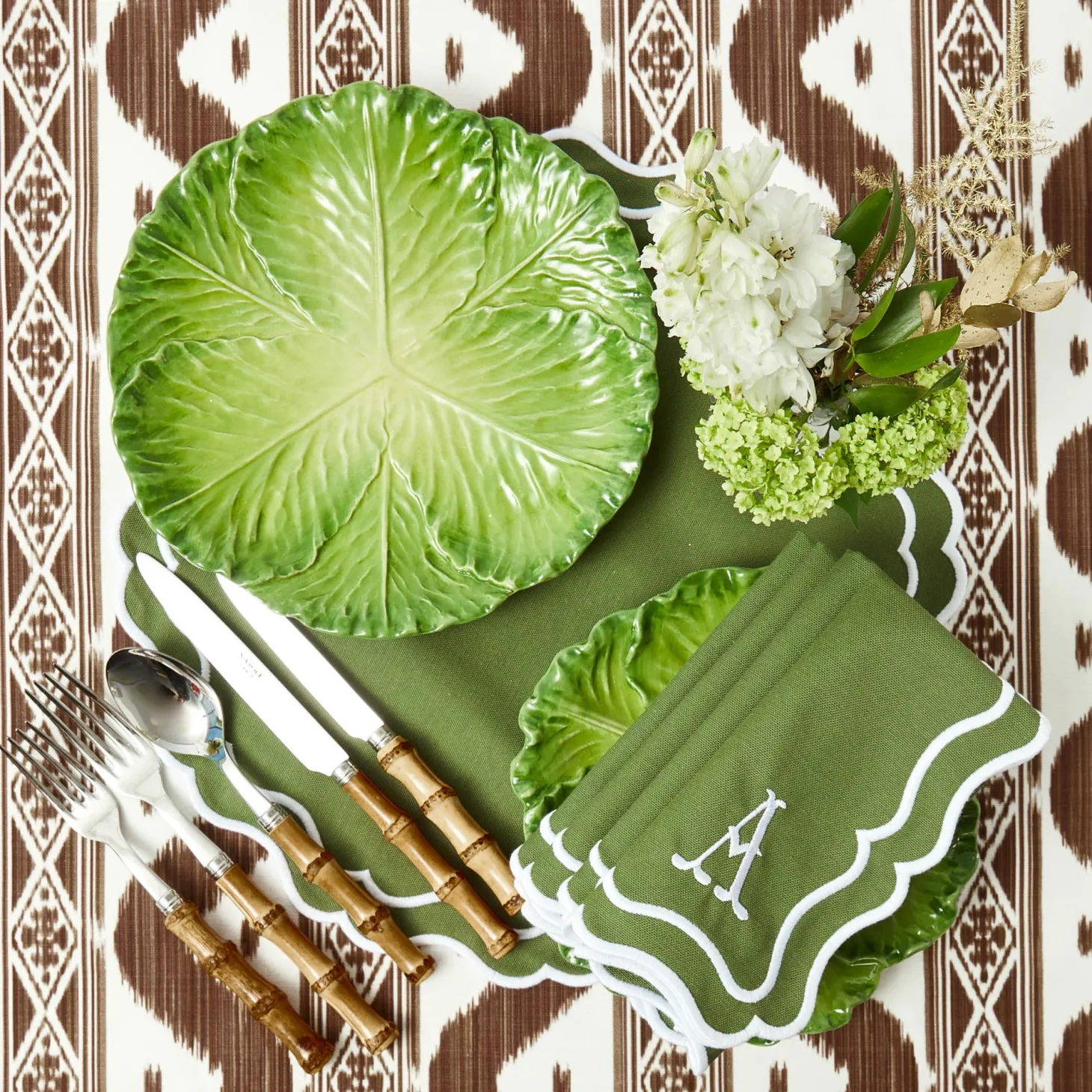 Katherine Green Napkins (Set of 4)