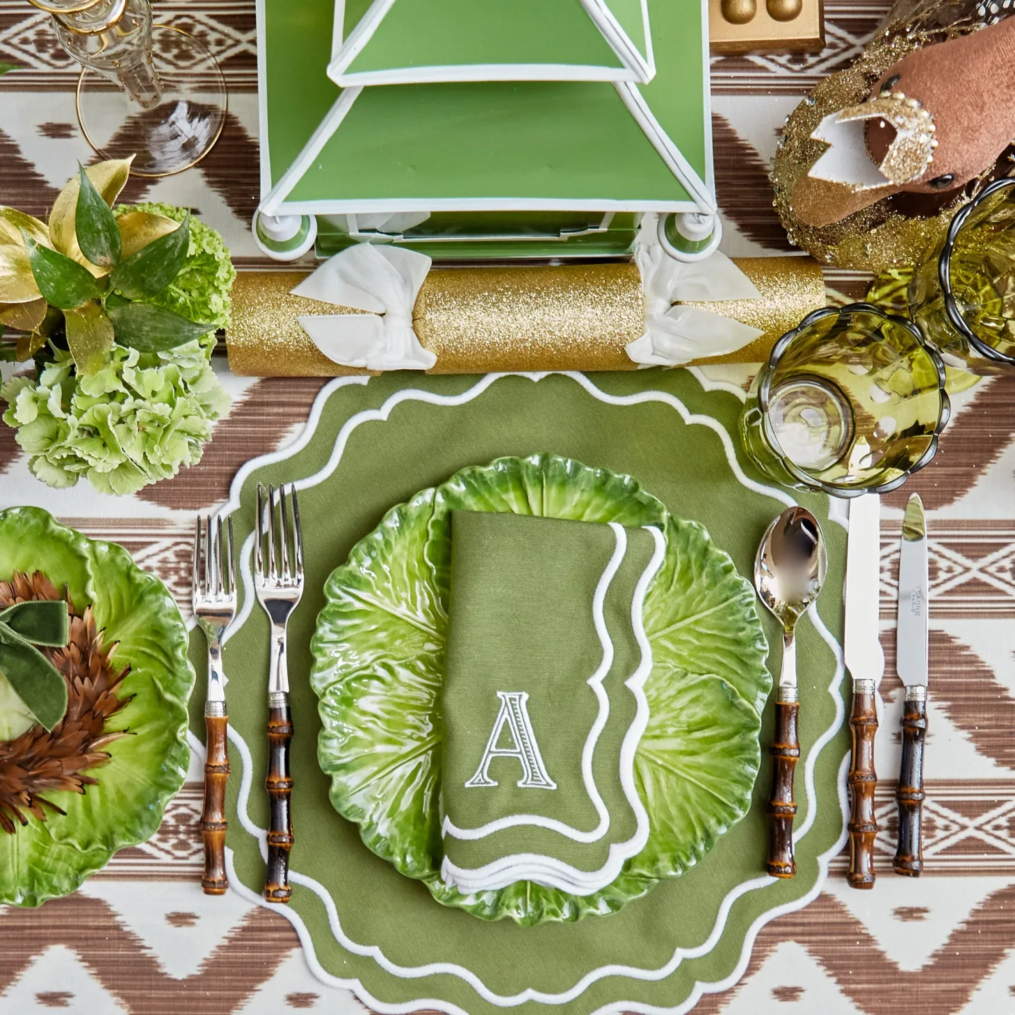 Katherine Green Napkins (Set of 4)