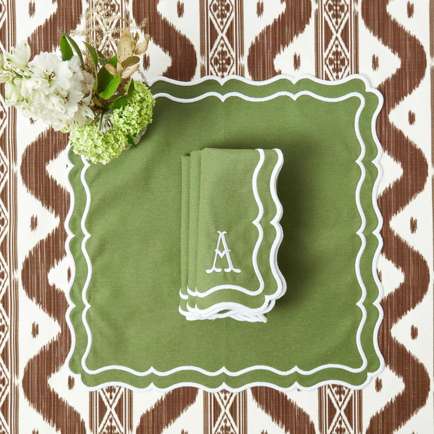 Katherine Green Napkins (Set of 4)