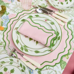 Katherine Pink & Green Napkins (Set of 4)