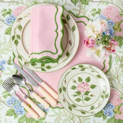 Katherine Pink & Green Placemats & Napkins (Set of 4)