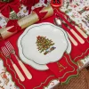 Katherine Red & Green Placemats & Napkins (Set of 4)