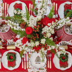 Katherine Red & Green Placemats & Napkins (Set of 4)