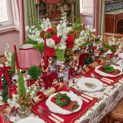 Katherine Red & Green Placemats & Napkins (Set of 4)