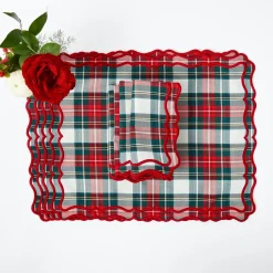 Katherine Tartan Placemats & Napkins (Set of 4)