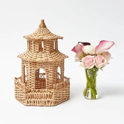 Kira Rattan Pagoda Lantern