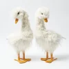 Large Fluffy Geese (Pair)