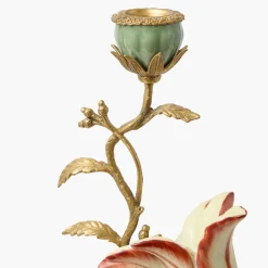 Large Pink Cockatoo Candle Holder
