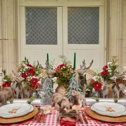 Large Rattan Reindeer (Pair) - 40cm