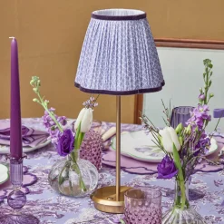 Lilac Lotus Lampshade (18cm)