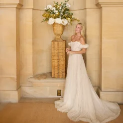 Liliana Scalloped Rattan Urn